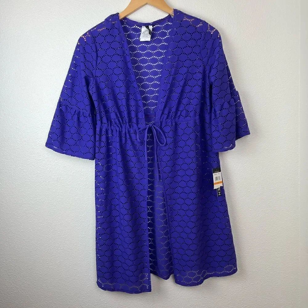 Jantzen Women Purple Beach Coverups size Small